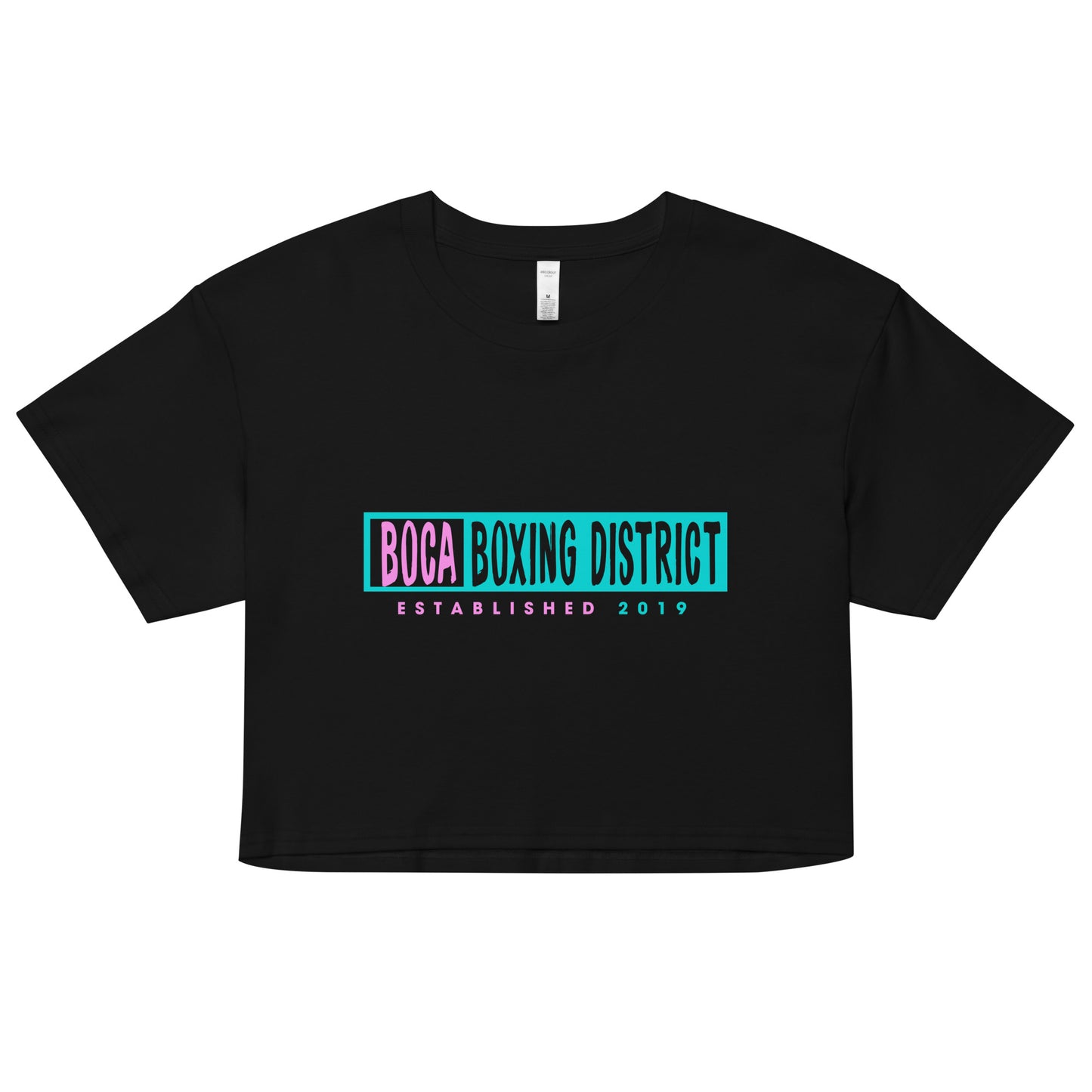 Boca Boxing District Women’s crop top