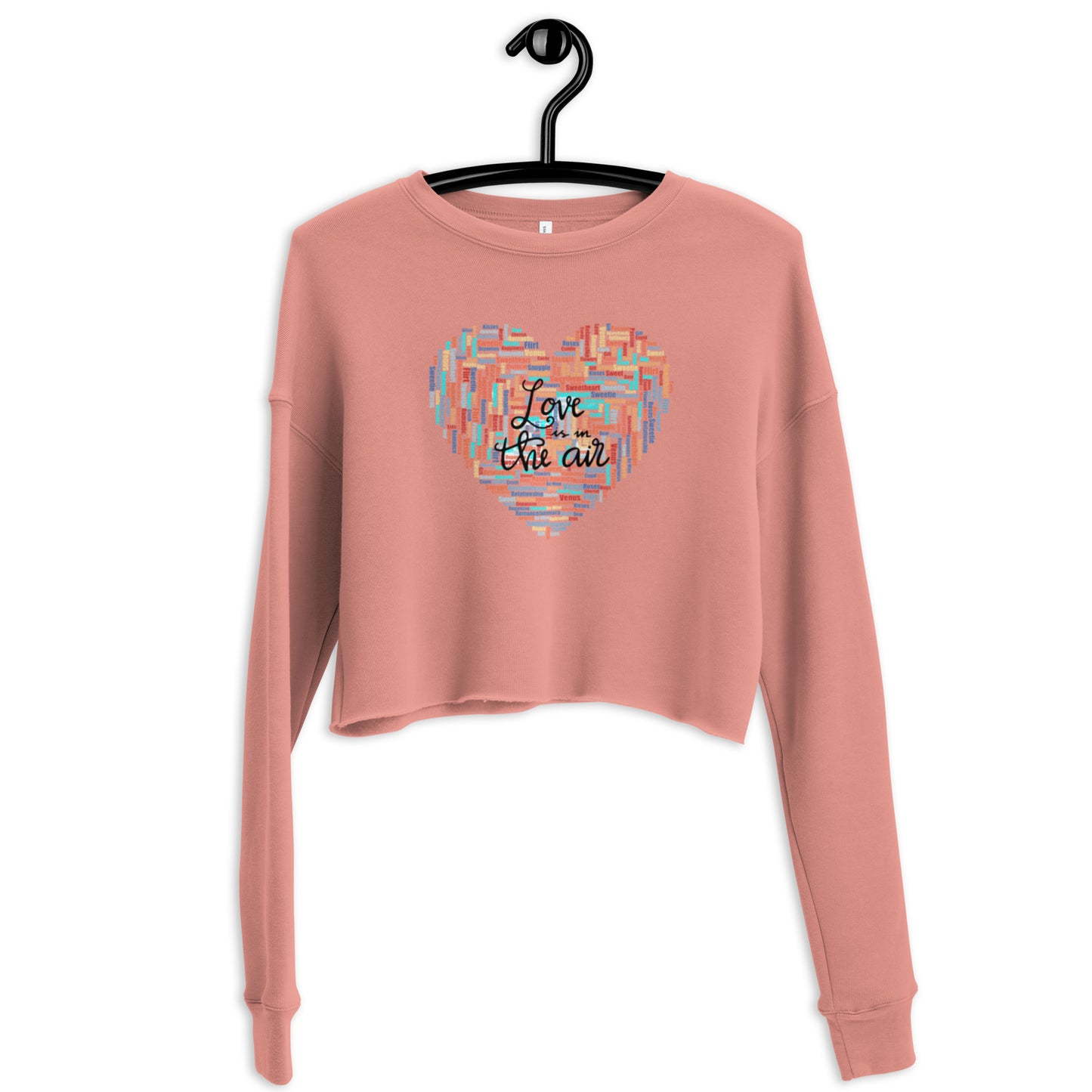 Love is in the air Crop Sweatshirt